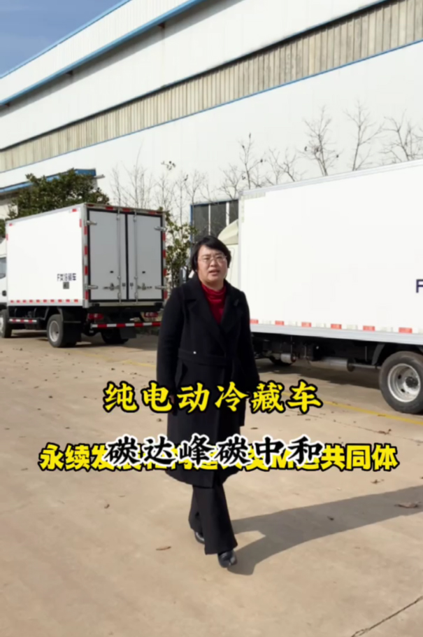 pure electric refrigerated truck